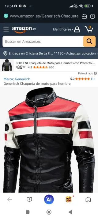 Chaqueta motero Generisch