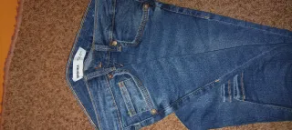 Pantalón vaquero Bershka mujer azul