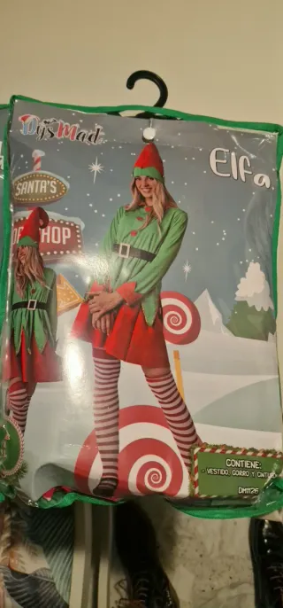 Lote 2 Disfraces Elfo Talla S y L