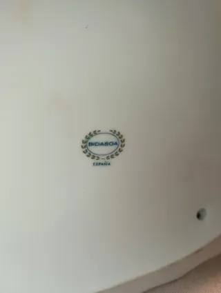 Figura porcelana Bidasoa dorada