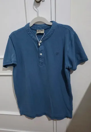 Camiseta Alvaro Moreno azul talla 11-12