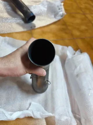 Codo escape Aprilia RSV Mille 1000 1998 2004 Tuono