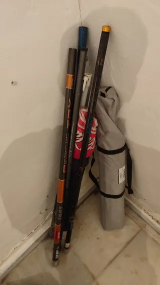 Caña de pescar telescópica y de carpfishin
