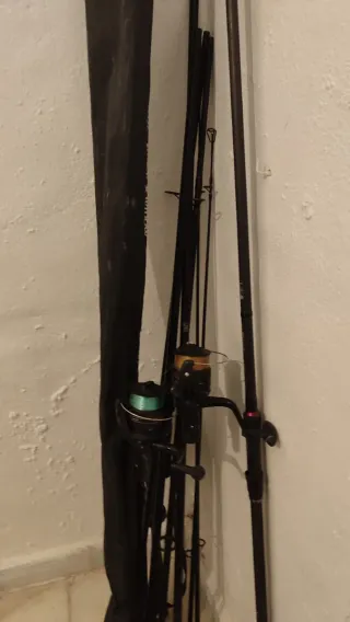 Caña de pescar telescópica y de carpfishin