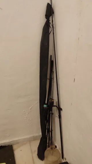 Caña de pescar telescópica y de carpfishin