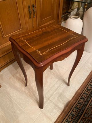 Mesas Nido Auxiliar Madera Vintage