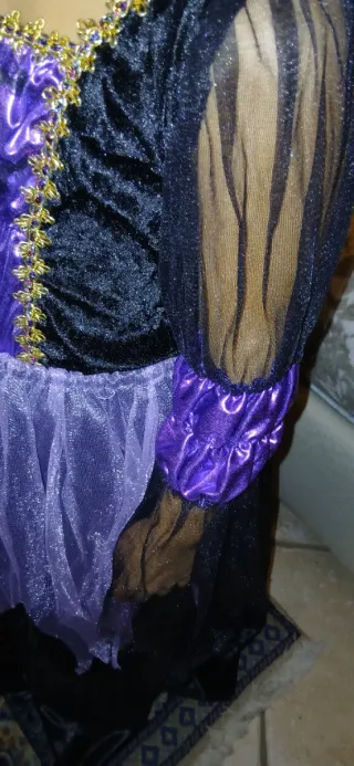 Costume da strega bambina Carnevale 7/9  anni