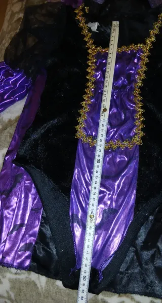 Costume da strega bambina Carnevale 7/9  anni