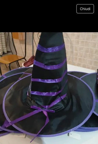 Costume da strega bambina Carnevale 7/9  anni