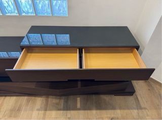 Mueble comedor madera wengué