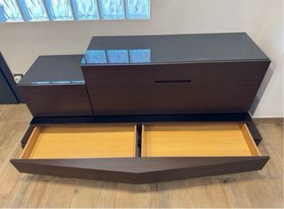 Mueble comedor madera wengué