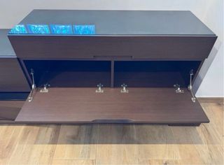 Mueble comedor madera wengué