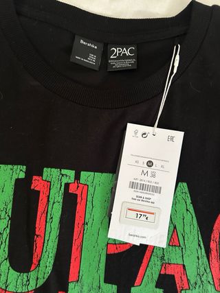 Camiseta Bershka x 2Pac