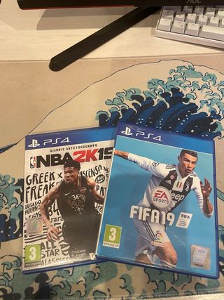 PS4 NBA 2K19 y FIFA 19