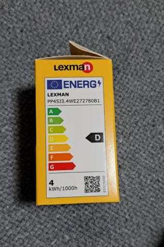 6 Bombillas LED Lexman 40W E27 2700K 470 Lúmenes