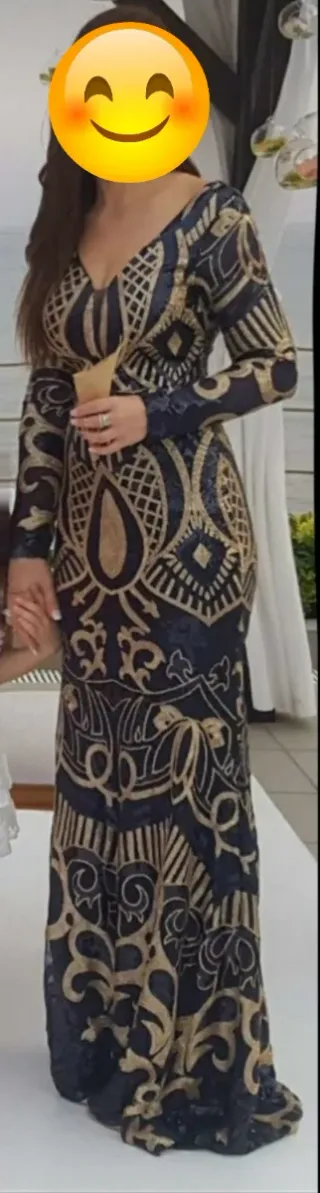 Vestido fiesta/boda plateado/blanco. Talla 36/42