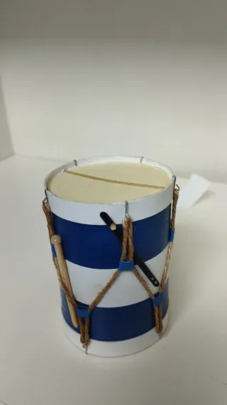 Tamboril Rociero Azul 8 Cm