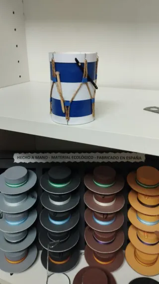 Tamboril Rociero Azul 8 Cm