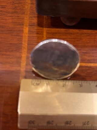 Anillo Tous Plata ojo ver medida con regla