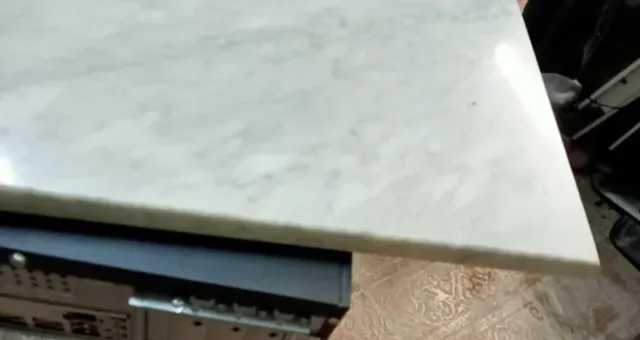 Placa Mármol Blanco y Gris