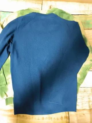 Jersey azul y Sudadera Verde Zara, chico 12 años