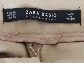 Conjunto Pantalón Beige y Blusa Marrón t.s