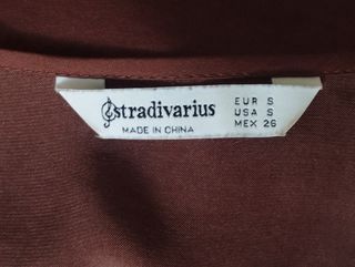 Conjunto Pantalón Beige y Blusa Marrón t.s