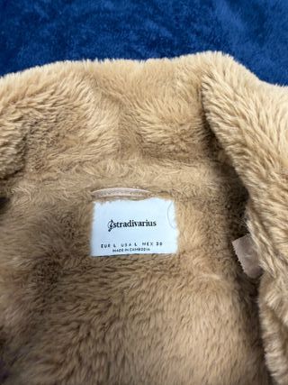 Abrigo Aviador Stradivarius Beige