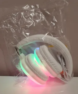 Auriculares Bluetooth con luces LED