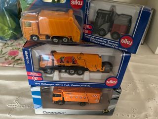 Lotto 4 Camioncini Siku e Cararama