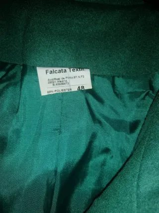 Abrigo verde talla XL