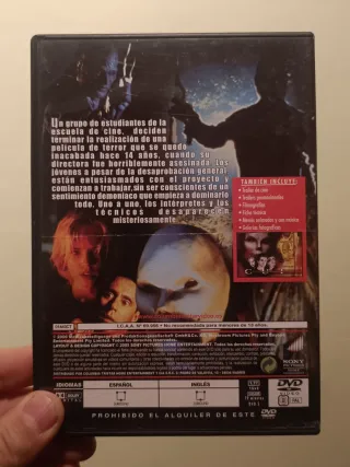 Película Cut DVD Suspense Terror