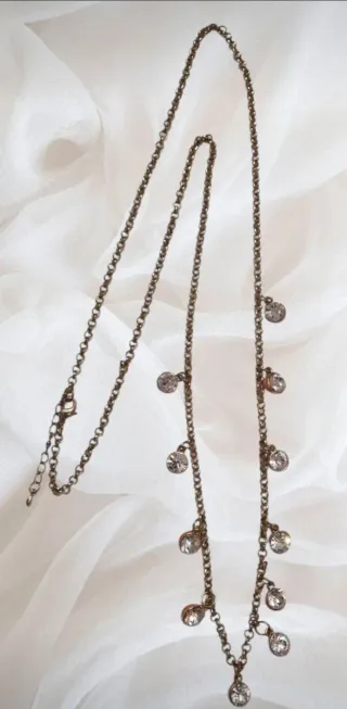 Collana donna con brillantini