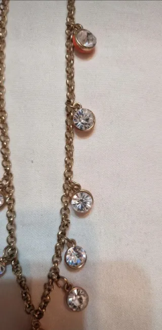 Collana donna con brillantini