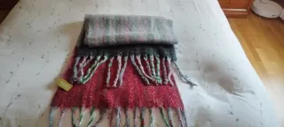 Pack 2 bufandas cuadros y rayas