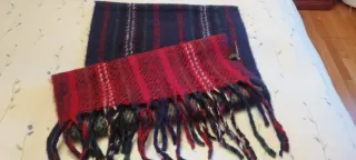 Pack 2 bufandas cuadros y rayas