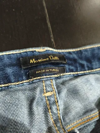 2 Pantalones vaqueros Massimo Dutti mujer azul