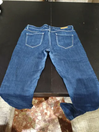 2 Pantalones vaqueros Massimo Dutti mujer azul