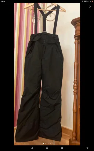 Pantalón de esquí con tirantes Talla M
