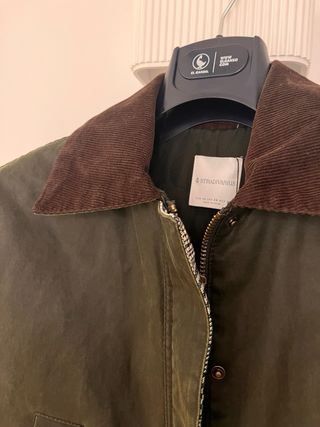 Chaqueta tipo Barbour Verde Talla XS