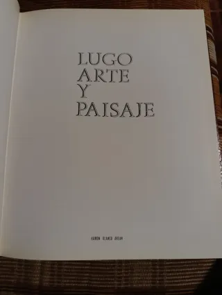 Libro: Lugo arte y paisajes