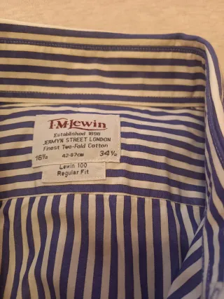 Lote 2 Camisas TM Lewin 2x1