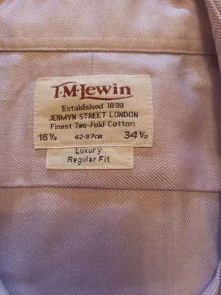 Lote 2 Camisas TM Lewin 2x1