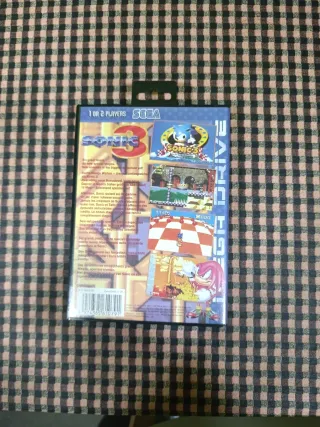 Scatola Sega Mega Drive Sonic 3