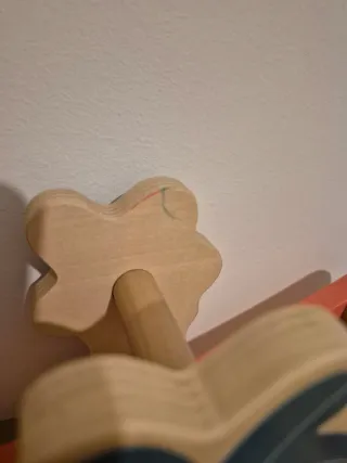 Circuito de coches de madera para bebés