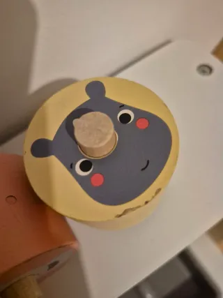 Circuito de coches de madera para bebés