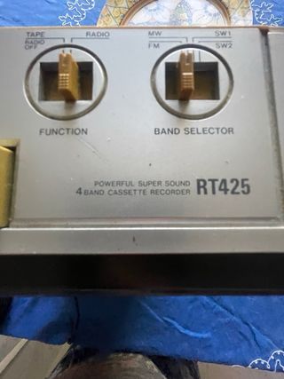 Radio e musicassette vintage Silver