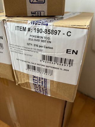 Pokemon Stellar Crown Booster Box Case