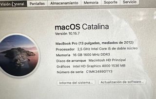 MacBook Pro 13 2.5GHz Intel Core i5
