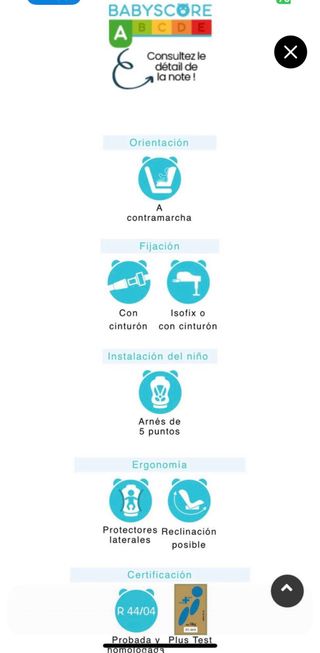 Silla coche Klippan Triofix Isofix Grupo 1-2-3